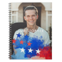 アメリカカスタム国旗を掲げた写真