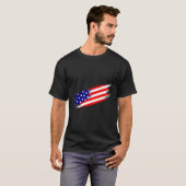 アメリカカスタム国旗Tシャツ Tシャツ (正面フル)