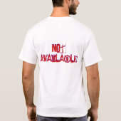 アメリカカッコいいパパなし Tシャツ (裏面)