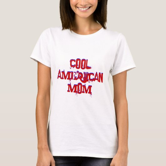 アメリカカッコいいママ未対応 Tシャツ (正面)