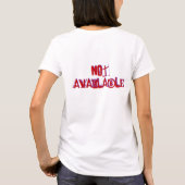 アメリカカッコいいママ未対応 Tシャツ (裏面)