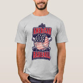 アメリカカッコいい野球 Tシャツ (正面)