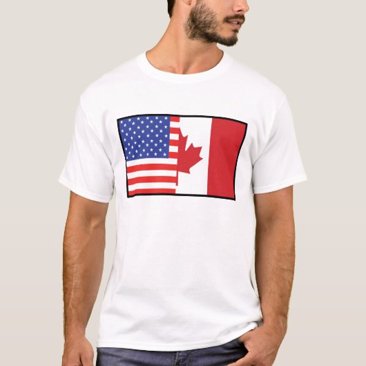 アメリカカナダ Tシャツ (正面)