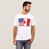 アメリカカナダ Tシャツ (正面フル)
