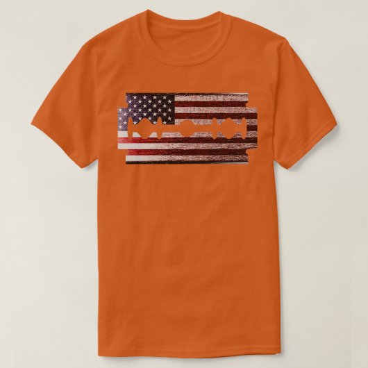 アメリカカミソリTの Tシャツ (デザイン正面)
