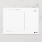 アメリカカラス ポストカード (裏面)