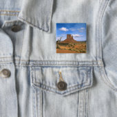 アメリカカラフルユタのモニュメントバレーミッテンズ 缶バッジ (インサイチュ)