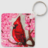 アメリカカーディナル  キーホルダー (裏面)