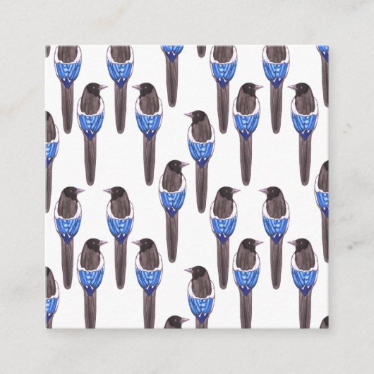 アメリカガンショウヤマガラまたはアメリカヤマガラの水彩画 エンクロージャーカード (正面)