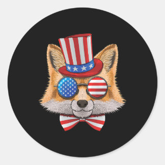 アメリカキツネUSAアンクルサムハット289 ラウンドシール
