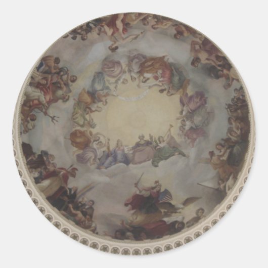 アメリカキャピトルドーム ラウンドシール (正面)