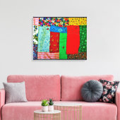 アメリカキルト キャンバスプリント (インサイチュ (リビング))