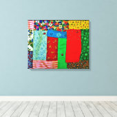 アメリカキルト キャンバスプリント (インサイチュ (ウッドフロア))