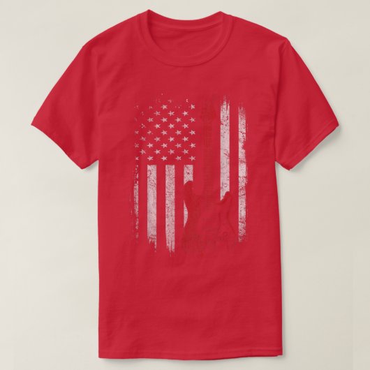 アメリカギタリスト音楽愛国的アメリカ合衆国Fla Tシャツ (デザイン正面)