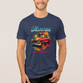 アメリカクラシックのピックアップトラック トライブレンドＴシャツ (正面)