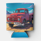 アメリカクラシックのピックアップトラック 缶クーラー (正面)