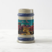 アメリカクラシックのピックアップ ビールジョッキ (中央)