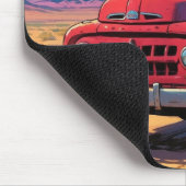 アメリカクラシックのピックアップ マウスパッド (コーナー)