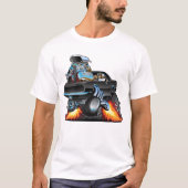 アメリカクラシックの筋肉の車の漫画 Tシャツ (正面)