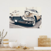 アメリカクラシックキャデラック ポスター (キッチン)