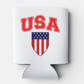 アメリカクラシック国カッコいい旗の愛国心の高い 缶クーラー (裏面)