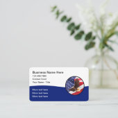 アメリカクラシック愛国的テーマ 名刺 (スタンド正面)