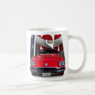 アメリカクラシック コーヒーマグカップ