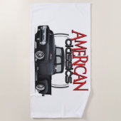 アメリカクラシック ビーチタオル (正面)