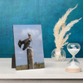 アメリカクロアカノス・パズル フォトプラーク (側面)