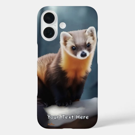 アメリカクロテン Case-Mate iPhoneケース (裏面)
