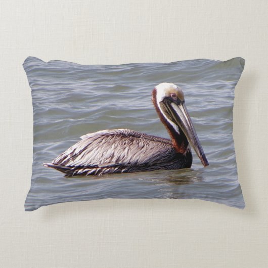 アメリカクロペリカンのクッション アクセントクッション (正面)