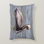 アメリカクロペリカンのクッション アクセントクッション (正面(垂直))