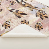 アメリカクロペリカンまたは鷹の羽 シェルパブランケット (3/4)