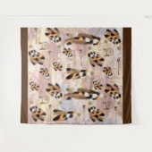 アメリカクロペリカンまたは鷹の羽 タペストリー (正面(横))