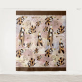 アメリカクロペリカンまたは鷹の羽 タペストリー (正面)