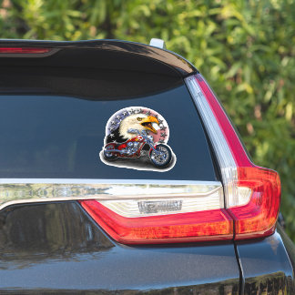 アメリカクロムショッパーイーグル米国国旗の愛国心 シール