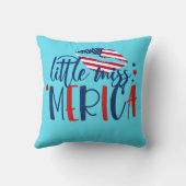 アメリカクール赤白青アメリカ愛国主義 クッション (裏面)