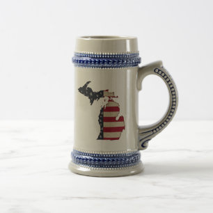 アメリカグランジナ  ミシガン州 ビールジョッキ