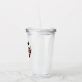 アメリカグランジ国旗とワシ アクリルタンブラー (左)