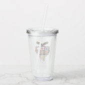 アメリカグランジ国旗とワシ アクリルタンブラー (裏面)