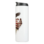 アメリカグランジ国旗とワシ タンブラー (回転右)