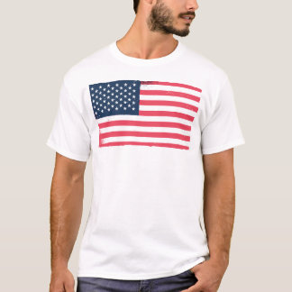 アメリカグランジ国旗の愛国的なメンズキッズ Tシャツ