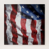 アメリカグランジ国旗を閉じる。 ジグソーパズル (横)