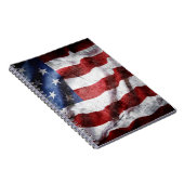アメリカグランジ国旗を閉じる。 ノートブック (右側)