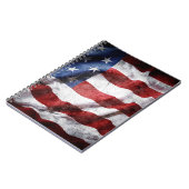 アメリカグランジ国旗を閉じる。 ノートブック (左側)