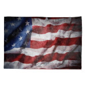 アメリカグランジ国旗を閉じる。 枕カバー (裏面)