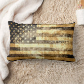 アメリカグランジ国旗2 ランバークッション (ブランケット)