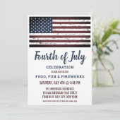アメリカグランジ国旗47月4日パーティー 招待状 (スタンド正面)