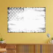 アメリカグランジ国旗 キャンバスプリント (インサイチュ (リビング))