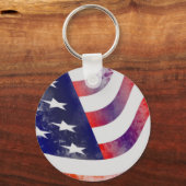 アメリカグランジ国旗 キーホルダー (正面)